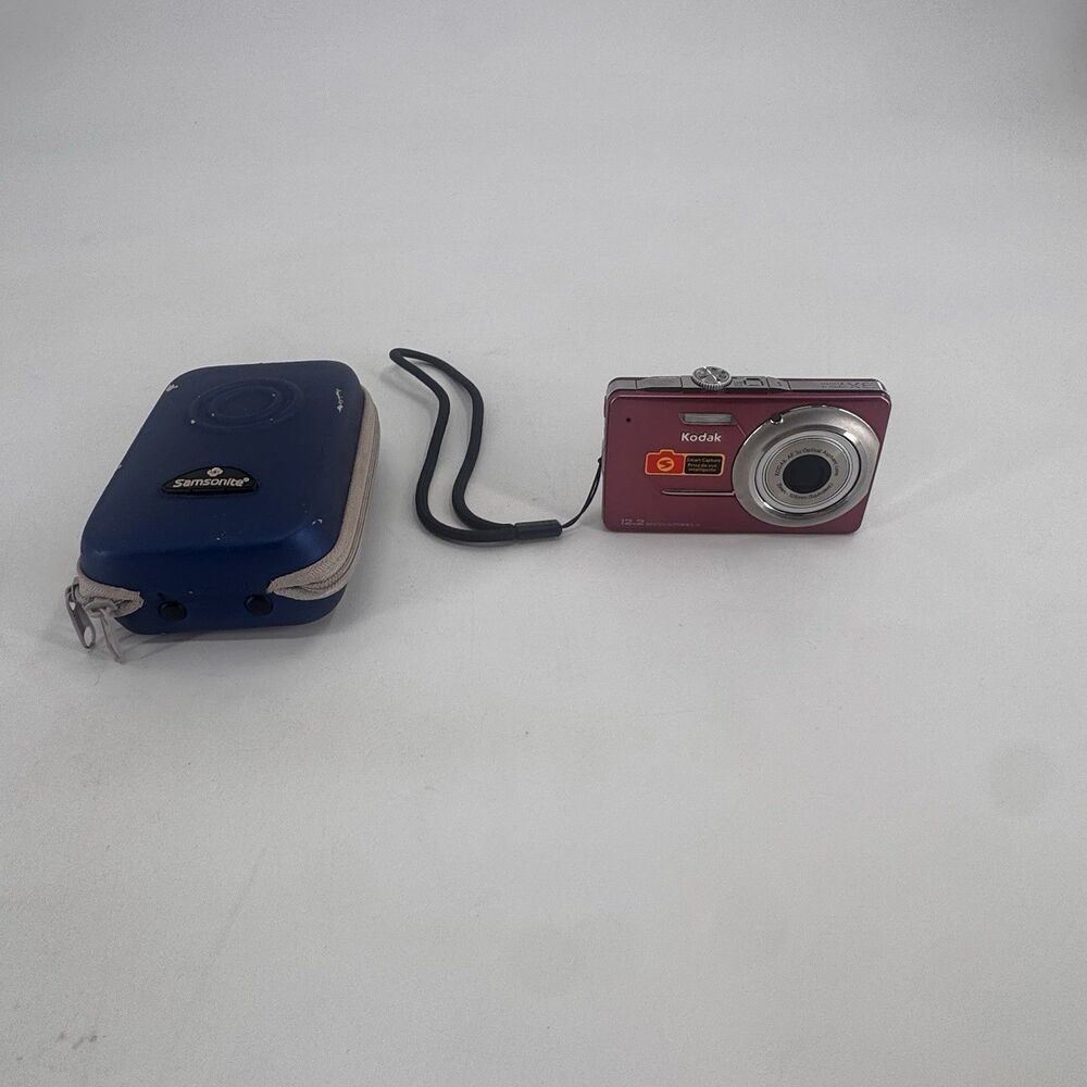 Kodak EasyShare M341 12.2MP Digital Camera With Battery and Case TESTED WORKING